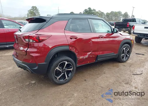 2022 Chevrolet Trailblazer Fwd Rs z USA, uszkodzony, nr VIN KL79MTSLXNB046190